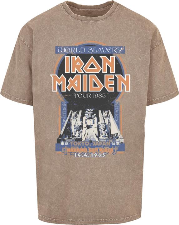 Produktbild Merchcode Powerslave - Japanese Flyer Acid Washed Oversize Tee - 190101 (S)