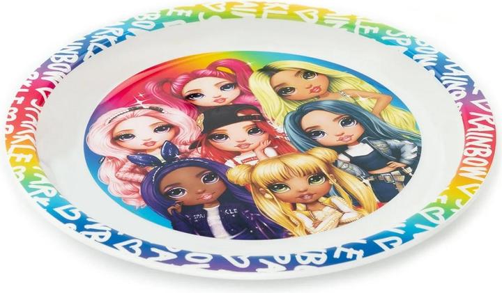 Actual product image Rainbow Dolls crockery set polypropylene