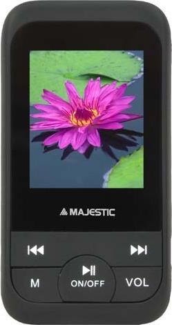 Image du produit Majestic Nouveau Multimedia Player Mp4 Reader SDA8071R Black 8Gb 1.8' Rec (8 Go)