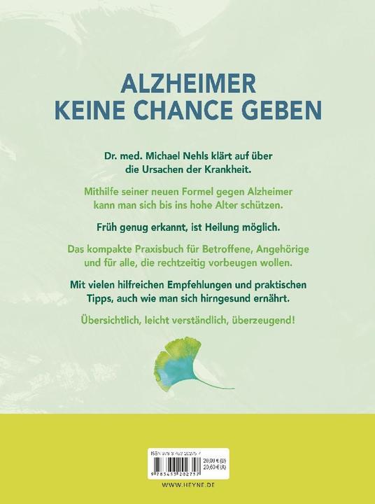 Produktbild Die Formel gegen Alzheimer (Deutsch, Michael Nehls, 2018)