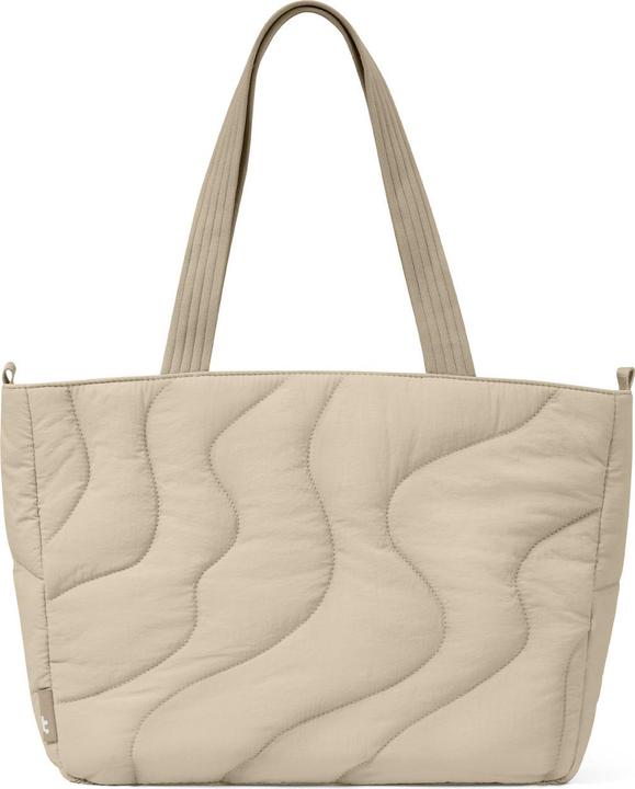 Actual product image tomtoc Terra-T38 Puffy Laptop Tote Bag, 13.5L, beige (16")