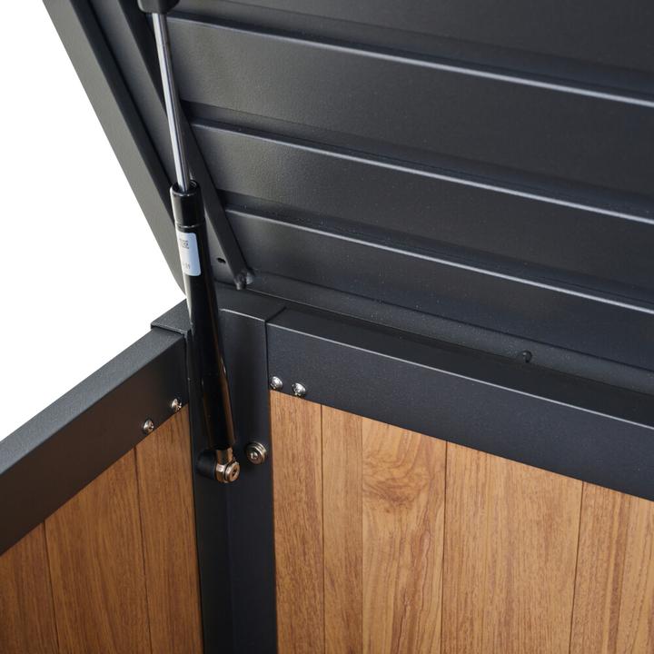 Produktbild Siena Garden SABANO Kissenbox 181x79x75cm Alu, matt-anthrazit, HT woodlook