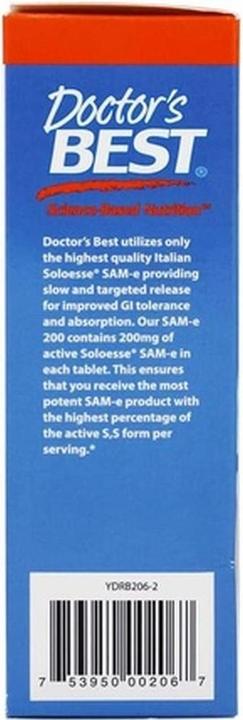 Actual product image Doctor's Best Doctor "s Best SAM-e, tablets