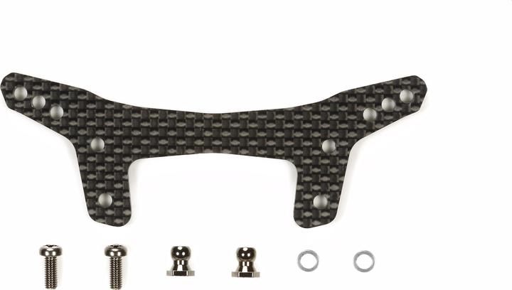 Produktbild Tamiya DT-03 Dämpferbrücke vorn carbon verst.
