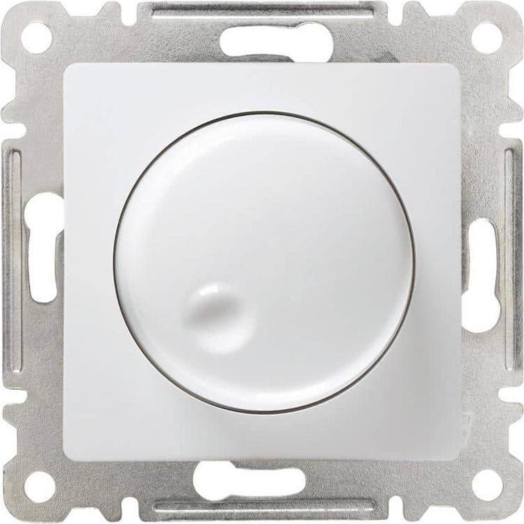 Makel, Interruttore luce + tapparelle, Lilium Natural Modul Dimmer 60-600W weiss