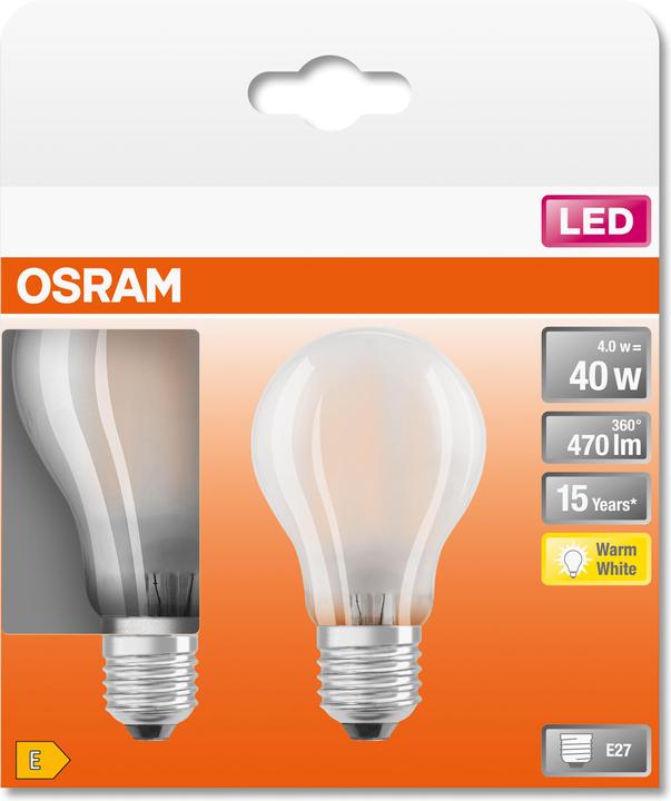 Productafbeelding Osram Ster Klassieker (E27, 4 W, 470 lm, 3 x, E)