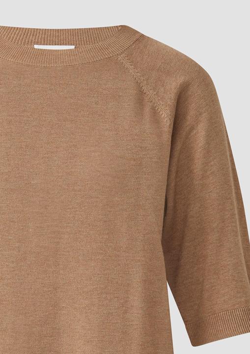 Produktbild s.Oliver Strickpullover Leichter Kurzarm-Strickpullover (34)