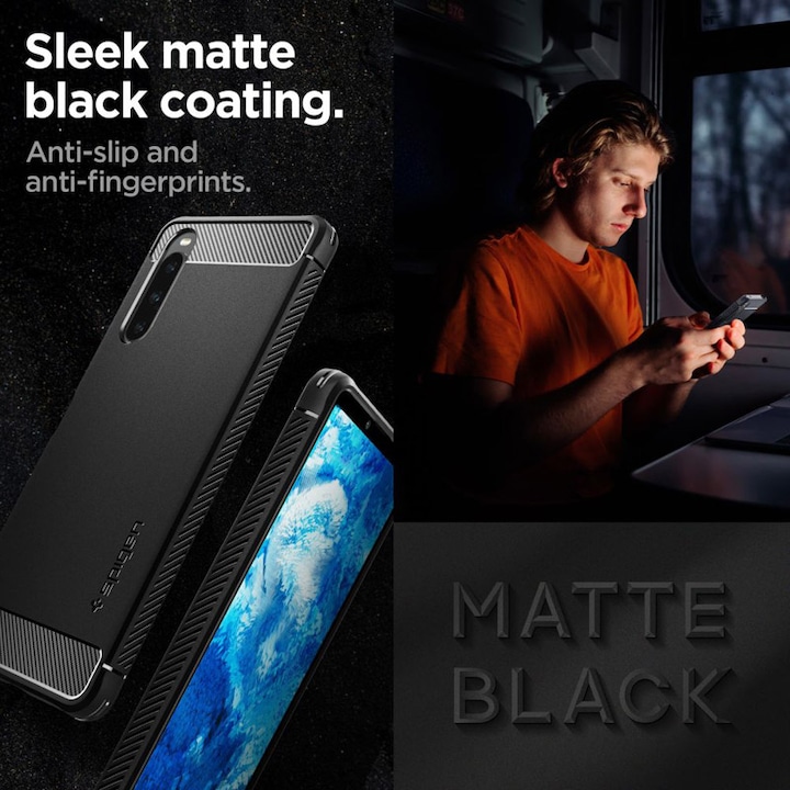 Produktbild Spigen Rugged Armor Sony Xperia 10 V czarny/black ACS06202 (Sony Xperia 10 V)