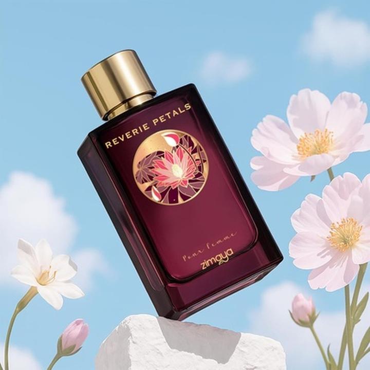 Actual product image Zimaya Reverie Petals Pour Femme Eau De Parfum 3.4 Fl. Oz (Eau de parfum, 100 ml)