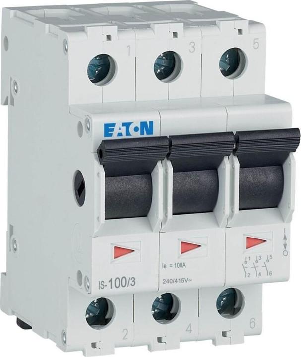 Actual product image Eaton Main switch gray 3 pole 100