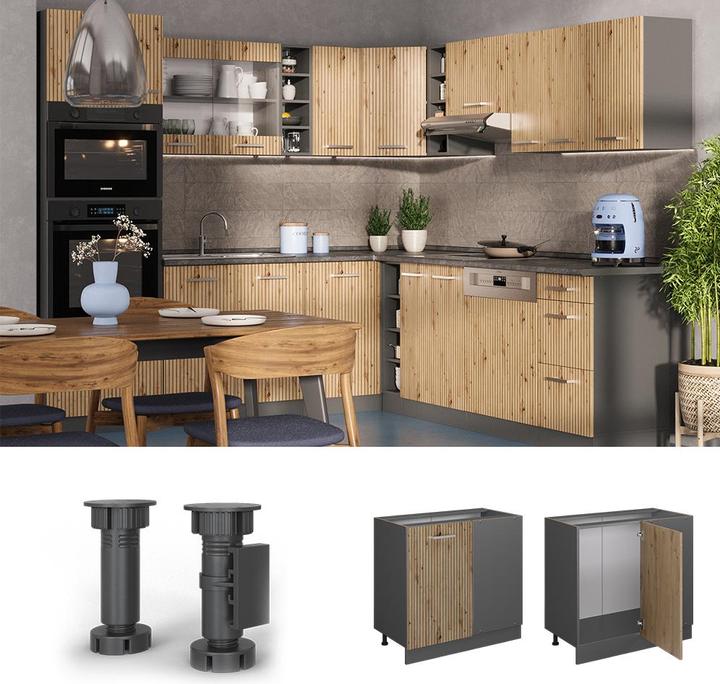 Produktbild Vicco Eckunterschrank R-Line (86 x 60 x 81.5 cm)