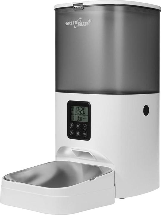 Productafbeelding Greenblue Automatic Pet Food Dispenser / Feeder 6L USB 5V1A GB393 (6 l)