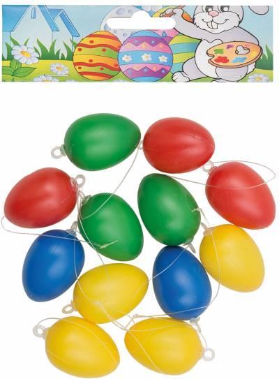Produktbild Magni Kunststoffeier 6cm bunt 12er (1 Stk.)