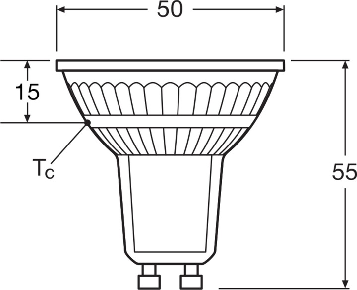 Produktbild Osram GU10 Reflektor (GU10, 4.10 W, 350 lm, 1 x, F)