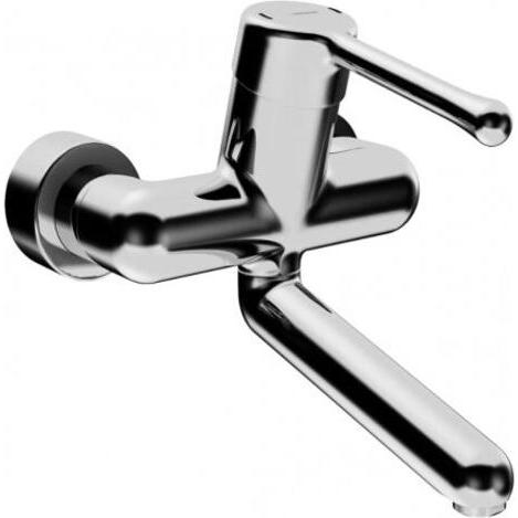 Hansa, Badarmatur, HANSAMEDIPRO protec Waschtischarmatur, Bedienungshebel lang, Ausladung 246 mm, chrom