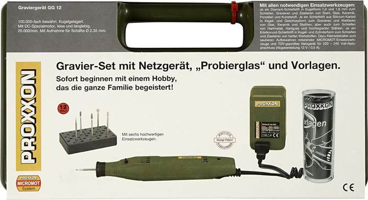 Image du produit Proxxon Set de gravure complet avec GG 12