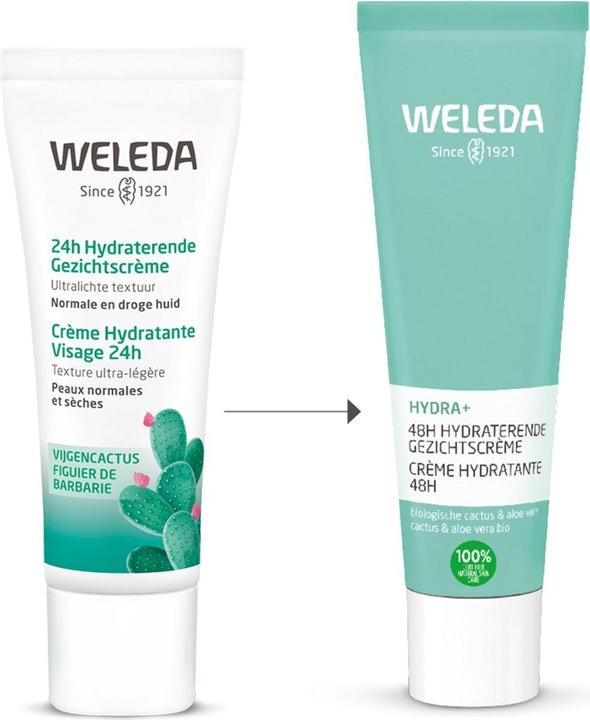 Actual product image Weleda Moisturising cream 24H Figuier De Barbarie, 30 ml (30 ml, 24h cream)