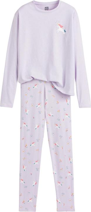 Actual product image La Redoute Collections Jersey pyjamas with unicorn print (152)