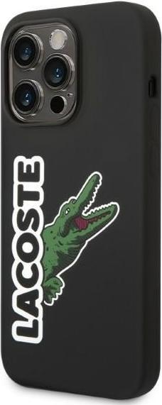 Actual product image Lacoste LCHCP14XSHK iPhone 14 Pro Max 6,7" czarny/black hardcase Silicone Head Crocodile (Apple iPhone 14 Pro Max)