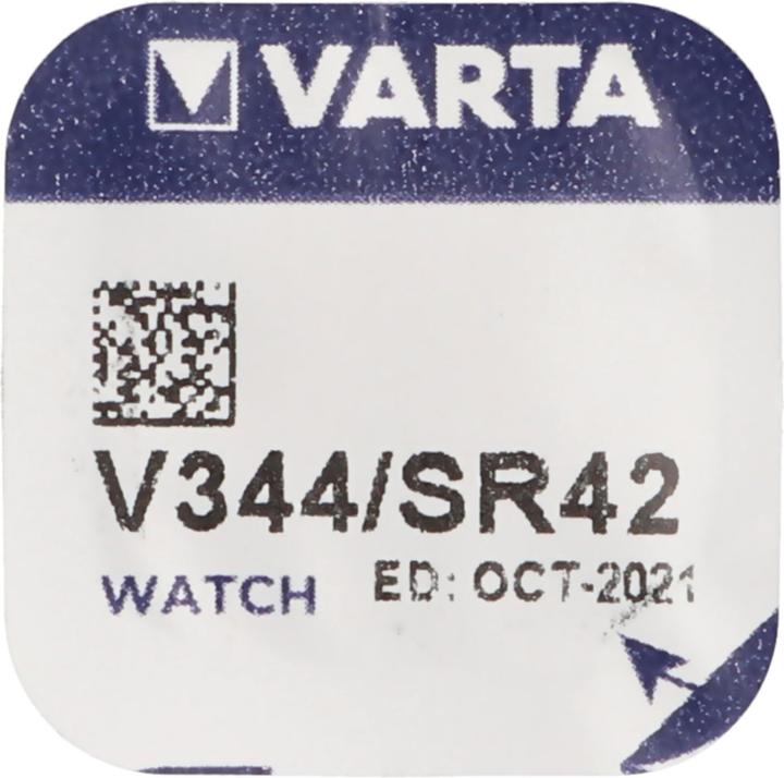 Productafbeelding Varta V 344 - Batterie SR42 - Silberoxid - 100 (1 Pcs., SR42, 100 mAh)