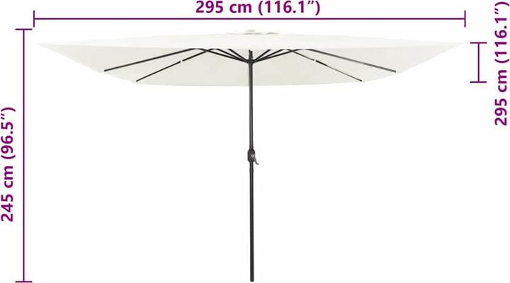 Immagine prodotto vidaXL Garten-Sonnenschirm (2.95 m)