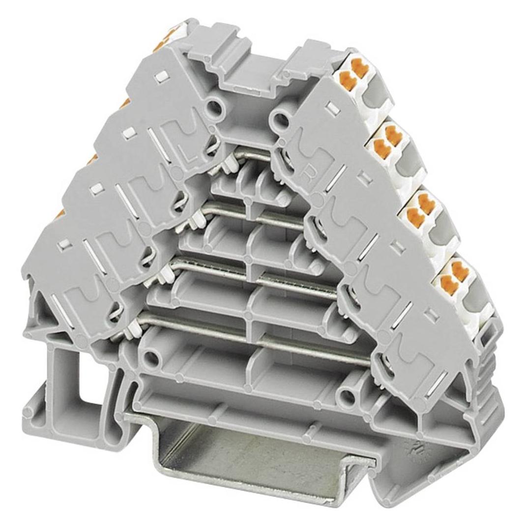 Phoenix Contact Grigio Distributore Di Smistamento (Morsettiere), Accessori Di Elettronica + Alloggiamento,