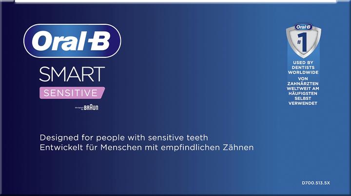 Actual product image Oral-B Smart Sensitive Electric Toothbrush + Travel Case (Oscillating toothbrush)