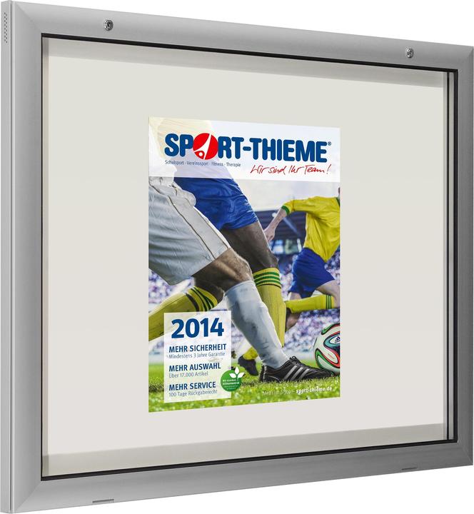 Actual product image kaiserkraft Display case for indoor and outdoor (Magnet board, 80 x 54 cm)