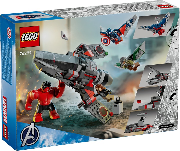 Immagine prodotto LEGO Showdown zwischen Captain America und Red Hulk (76292, LEGO Marvel)
