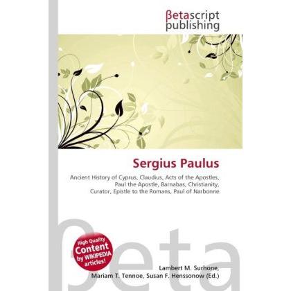 Sergius Paulus, Sachbücher