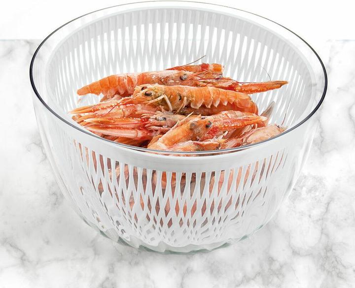 Actual product image Guzzini 17090011 Spin e Store Kitchen Active Design Salad Spinner White 26 cm