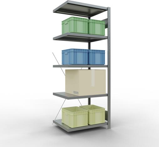 Image du produit Schulte Lagertechnik Système enfichable Élément suivant MULTIplus250 avec entretoise croisée