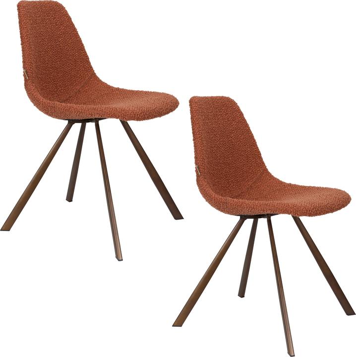 Actual product image Dutchbone Franky Chair Bouclé Terra