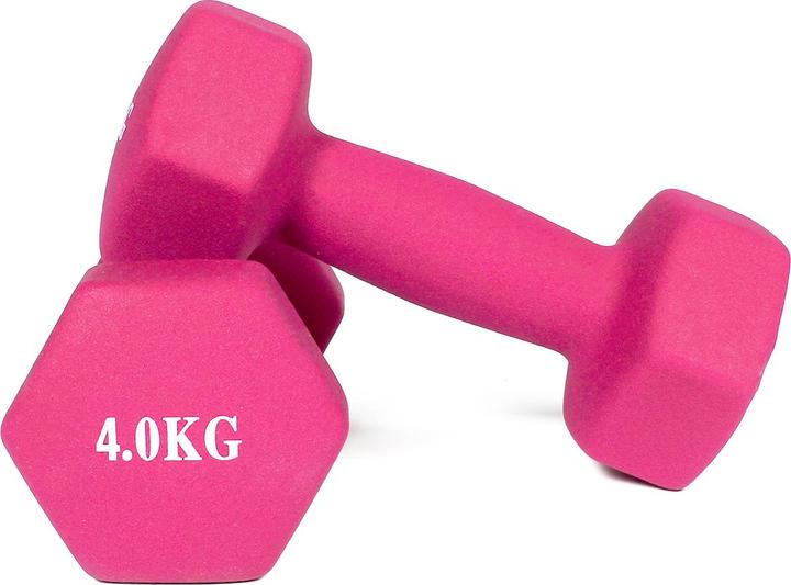 Actual product image Gladiatorfit Neoprene dumbbells (2 x 4 kg)