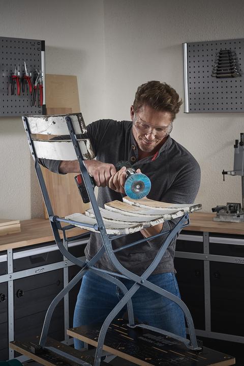 Produktbild wolfcraft 1 Nylondraht-Scheibenb. soft ø100x10mm
