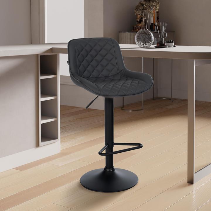 Actual product image CLP Kasson swivel bar stool with height adjustment