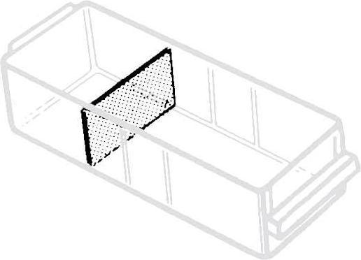 Produktbild Raaco 250-02 Trennwände für Schubladen-Magazin (B x H x T) 154 x 80 x 3.2 mm