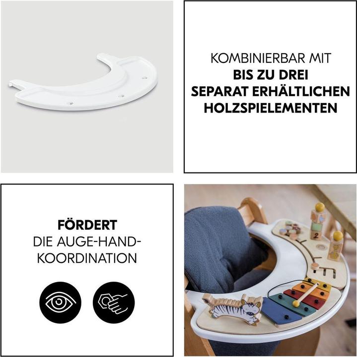 Produktbild Hauck Hochstühle Hochstuhl Alpha Plus Black - im Sparset inkl. (Hochstuhl)