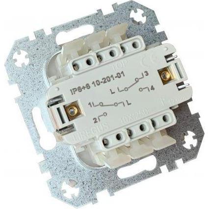 Thumbnail - Liregus, Lichtschalter + Storenschalter, IP6+6.10-201-01.R/ONC 2G.TWO WAY SWITCH