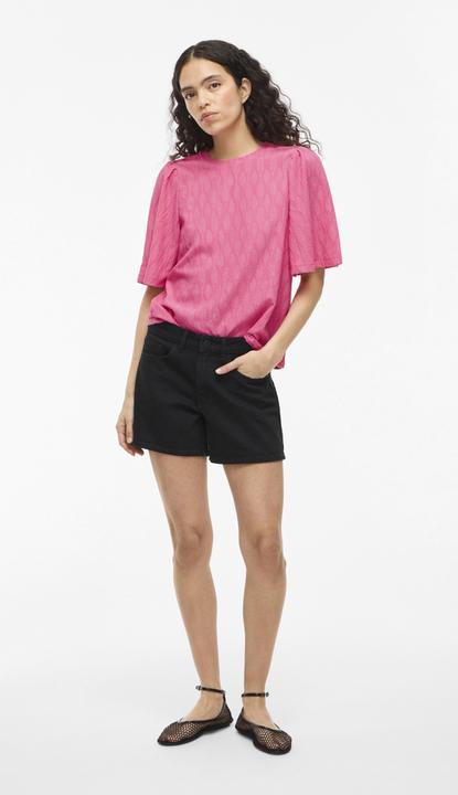 Image du produit Vila VIASHINA Rundhals Oberteil mit kurzen Ärmeln (XL)