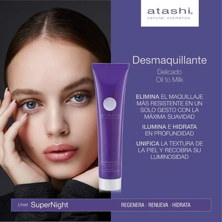 Immagine prodotto Atashi Maschera Dermofiller con Olio-Latte Struccante e Massaggiatore a Rullo per il Viso
