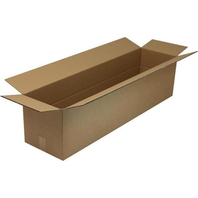 Transpak, Cartone + Scatola di spedizione, Cartone pieghevole a 2 pareti dimensioni 1200x300x300 mm qualità 2.3BC marrone marrone (10x)