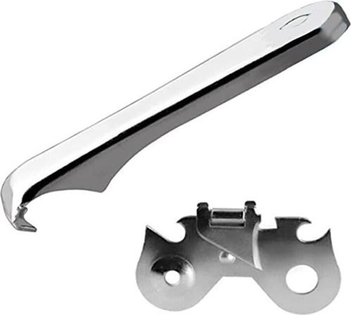 Produktbild Ibili Dosenöffner + Flaschenöffner Praktischer 2-in-1 Küchenhelfer für Dosen und Flaschen (Elektrischer Korkenzieher)