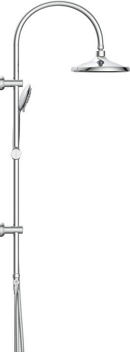 Image du produit Eisl Douche à effet pluie salle de bain SOMMERRE Ensemble de pomme de douche chromé Système de douche à (5 Types de jets)