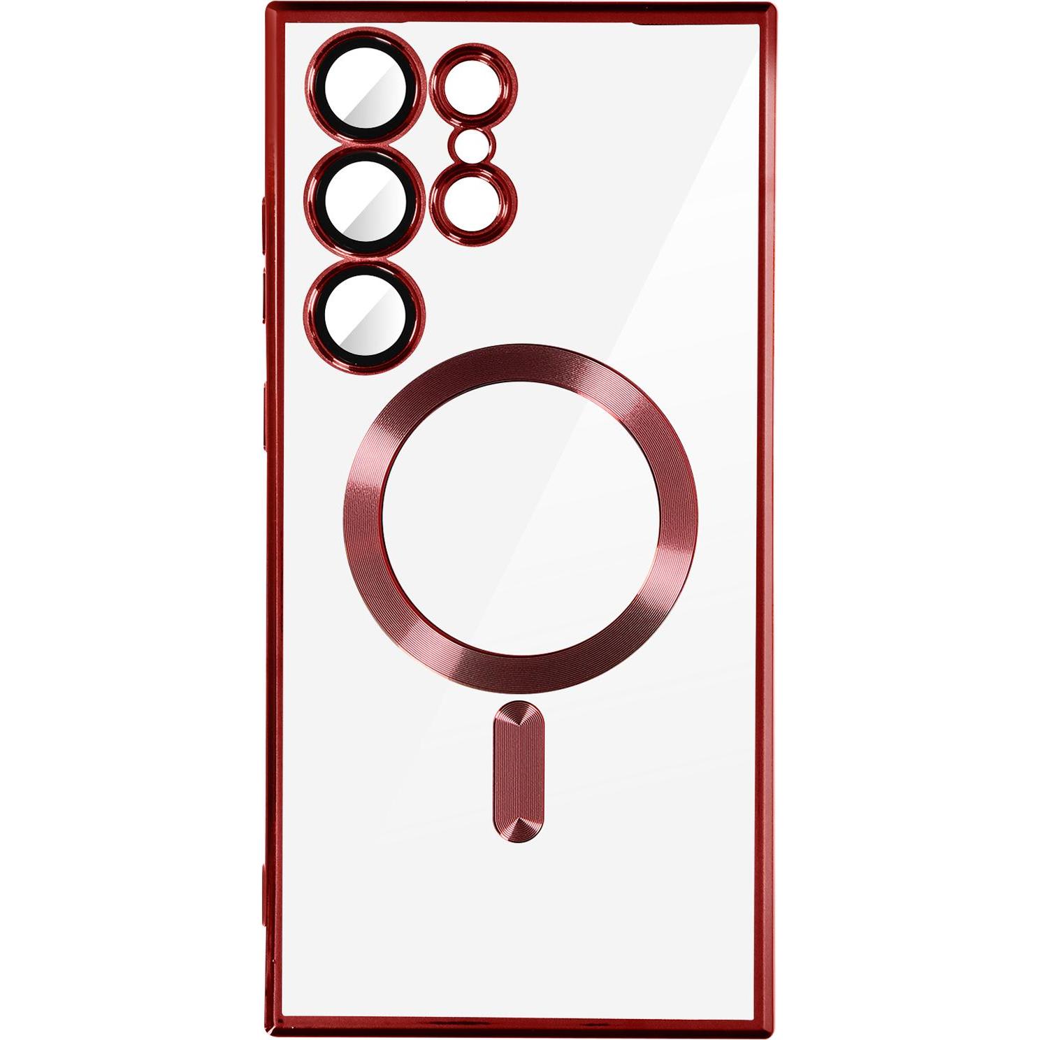 Thumbnail - Avizar Metallic Series (Samsung Galaxy S23 Ultra), Smartphone Hülle, Rot