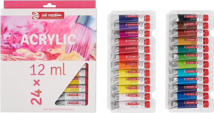 Actual product image Talens Acrylic painting set 24x12ml (Multicoloured, 12 ml)