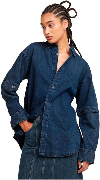 Productafbeelding G-Star Modulair Shirt in Worn in Dusky Clouds mit Draagcomfort (S)