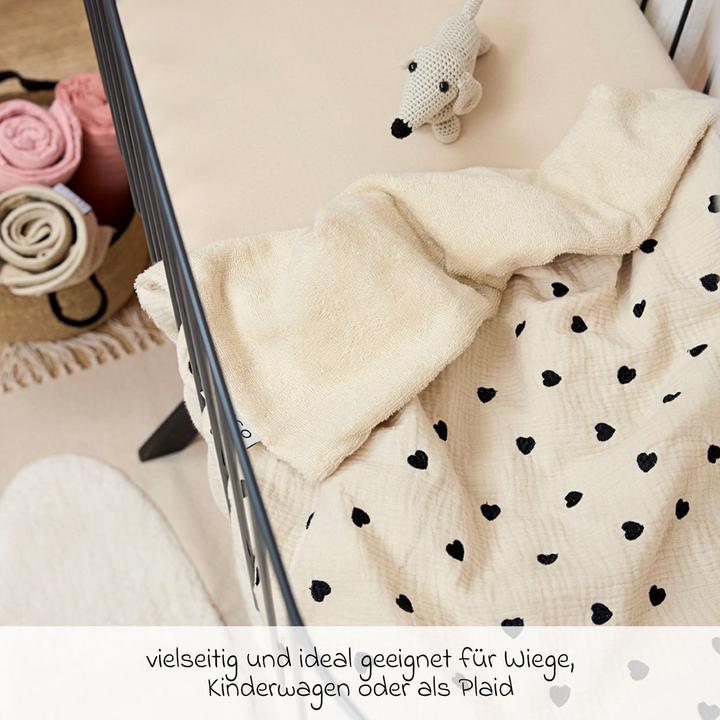 Actual product image Meyco baby blanket pre-washed muslin (75 x 100 cm)