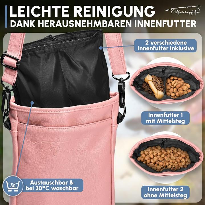 Immagine prodotto Ostfriesenpfoten Leckerlibeutel Frieda mit Magnetverschluss (L, Destrezza)