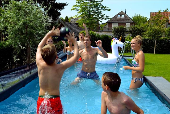 Image du produit Exit Piscine à cadre 540x250x100 cm avec pompe à filtre à sable - noir avec pompe à filtre à sable (540 x 250 x 100 cm)